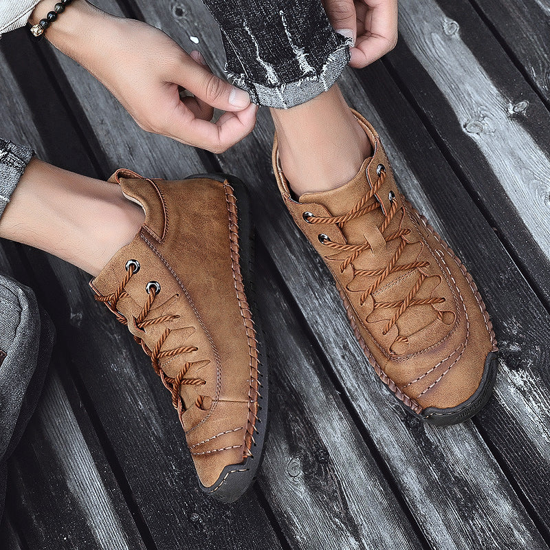 Herren Hochwertige und flexible Schnürboots mit rutschfester Sohle EB