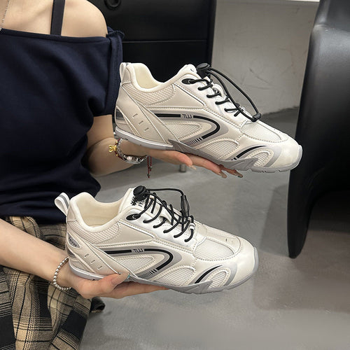 Damen Sportliche Sneakers mit atmungsaktivem Mesh-Obermaterial und flexibler Sohle EB