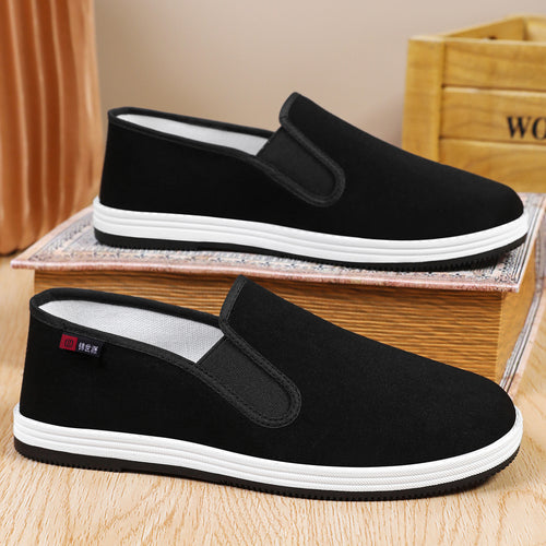 Damen Komfortable Slip-On Freizeitschuhe mit flexiblem Obermaterial EB