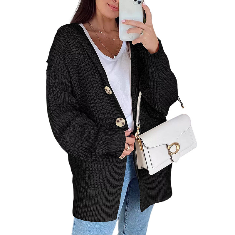 Damen Übergroßer Strickcardigan EB