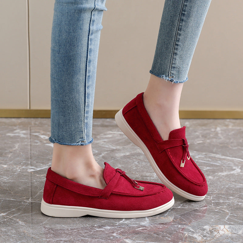 Damen Mokassins mit elegantem Schnürdesign und komfortabler Sohle EB