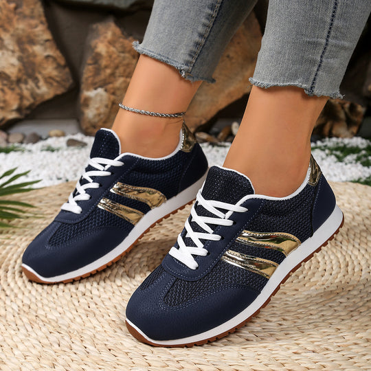 Damen Atmungsaktive Freizeitsneaker mit trendigen Details EB
