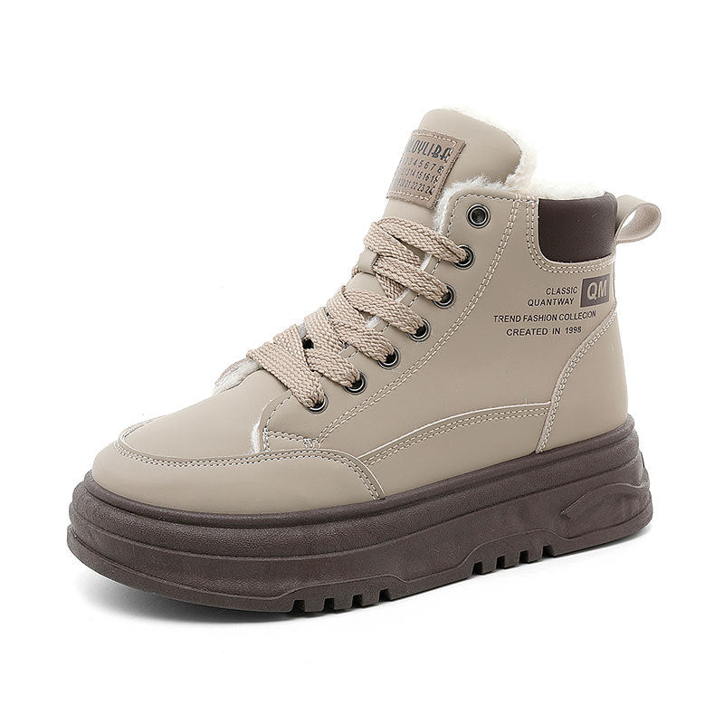 Damen Winterliche Sneaker mit kuscheligem Innenfutter und robustem Sohlenprofil EB
