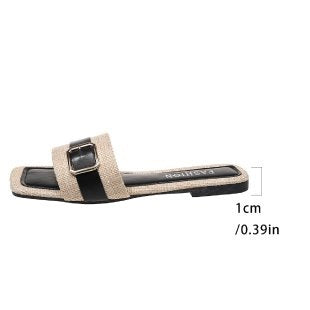 Damen Elegante und bequeme Riemen-Pantoletten EB