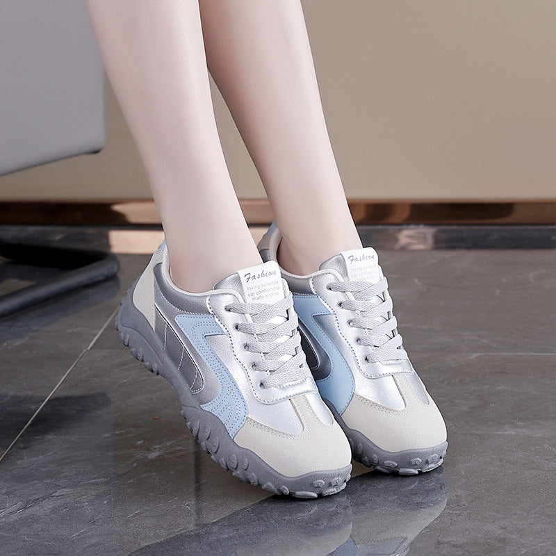 Damen Sportliche Sneaker mit rutschfester Gummisohle und atmungsaktivem Obermaterial EB