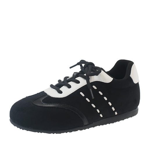 Damen modische Sneaker mit hochwertigem Wildleder-Obermaterial und innovativem Design EB