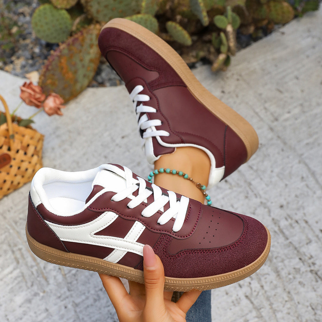 Damen Sneakers mit atmungsaktivem Obermaterial und rutschfester Sohle EB