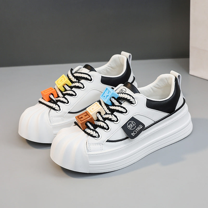 Damen Sneaker mit modischem Schnürdesign und komfortabler Laufsohle EB