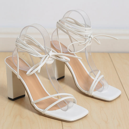 Damen Transparente High Heels EB