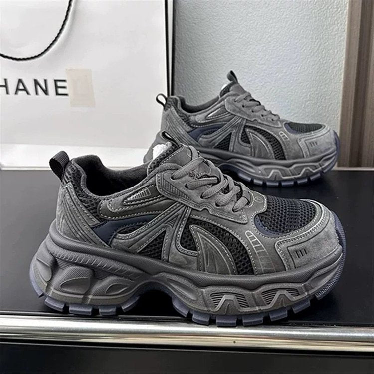 Damen Sportliche Laufschuhe mit atmungsaktivem Mesh-Obermaterial und gepolsterter Sohle EB