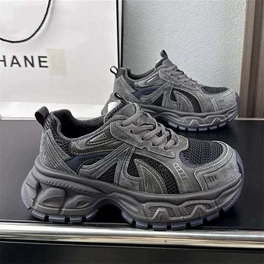 Damen Sportliche Laufschuhe mit atmungsaktivem Mesh-Obermaterial und gepolsterter Sohle EB