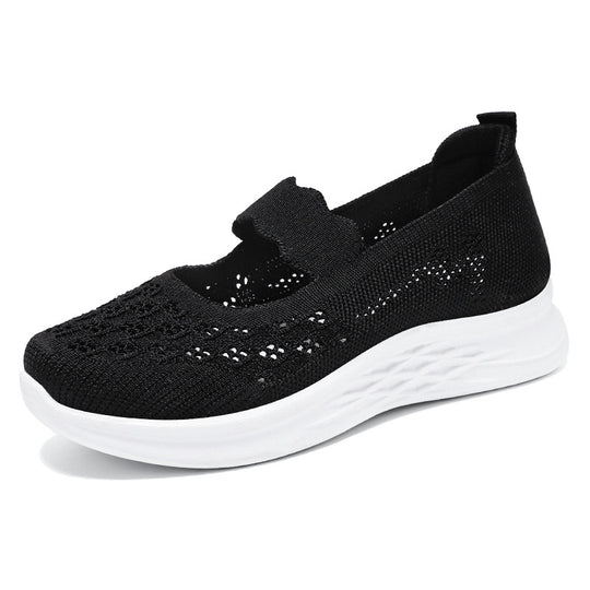 Damen Bequeme und atmungsaktive Slip-On Freizeitschuhe EB