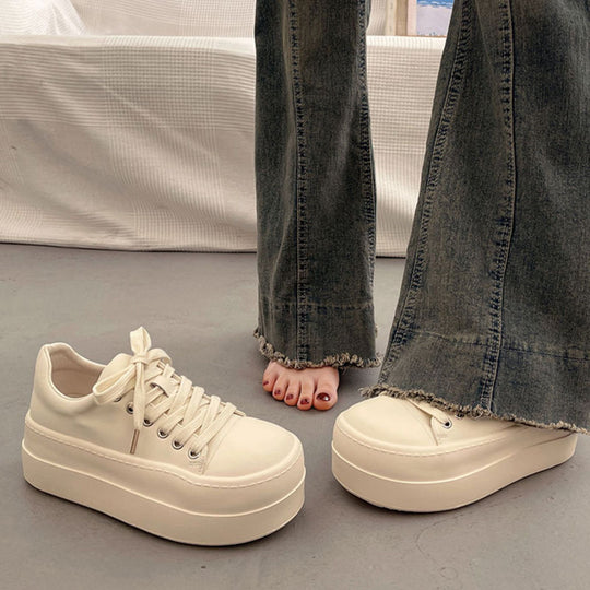 Damen Plateau-Sneaker mit komfortabler Dämpfung und stilvollem Design EB
