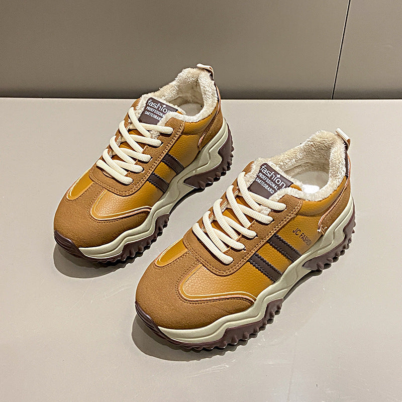Damen modische Sneakers mit atmungsaktivem Mesh-Obermaterial und dämpfender Laufsohle EB