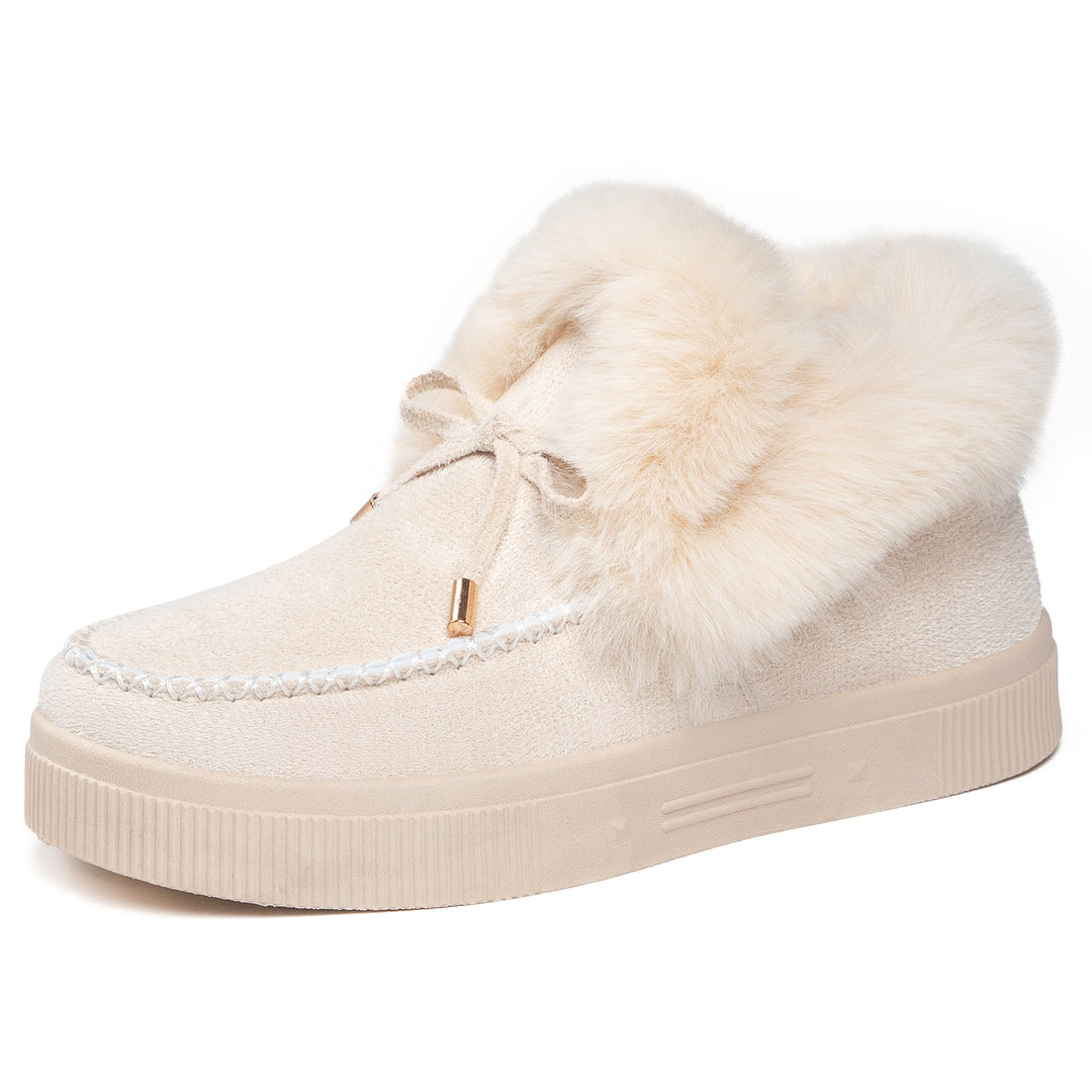Damen Elegante und bequeme Sneaker mit kuscheligem Innenfutter EB