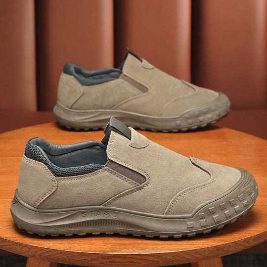 Damen Bequeme Slip-On Schuhe mit rutschfester Sohle EB