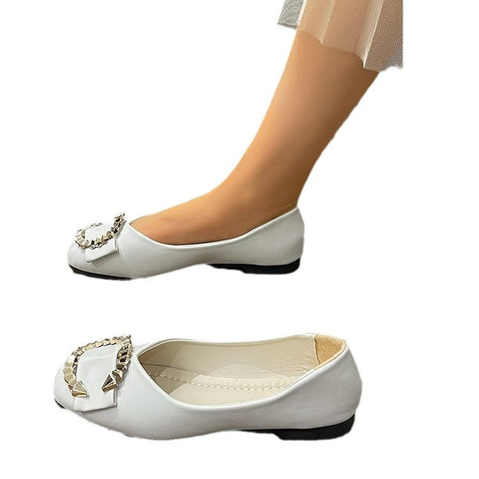 Damen Ballerinas mit extravaganten Schmuckdetails EB