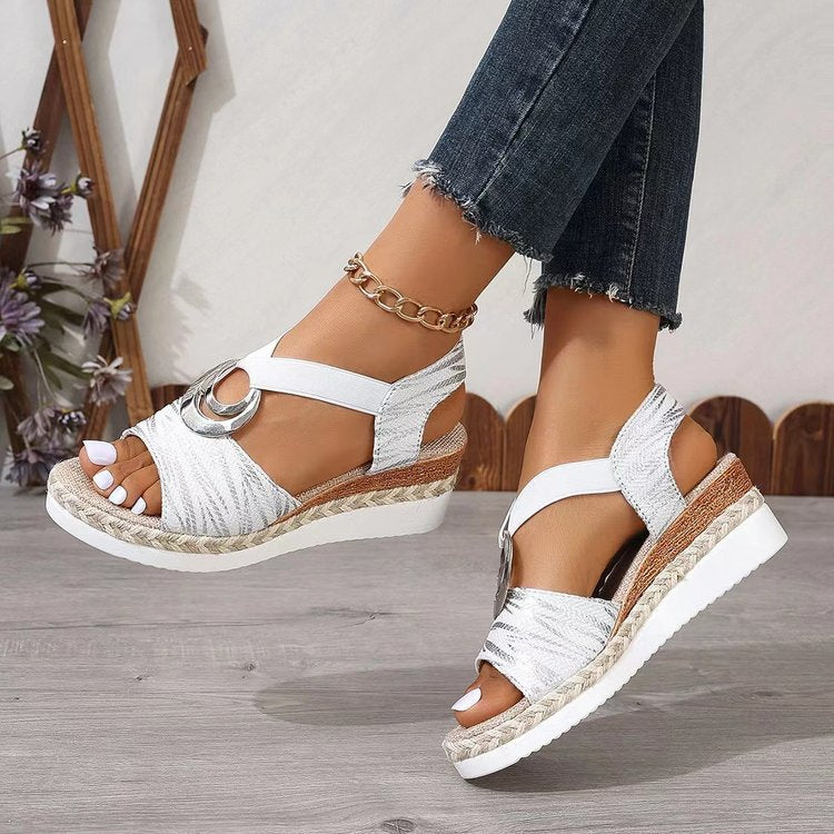 Damen Plateau Sandalen EB