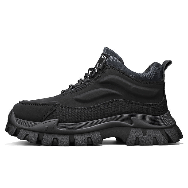Damen Sportliche hohe Sneakers mit rutschfester Sohle und atmungsaktivem Obermaterial EB
