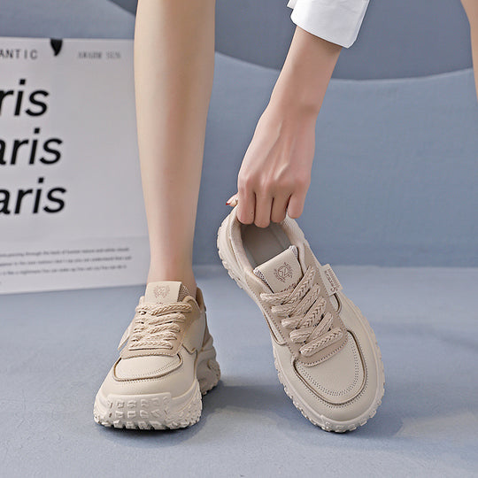 Damen Sportliche Chunky Sneakers mit luftiger Mesh-Oberfläche und dämpfendem Komfort EB