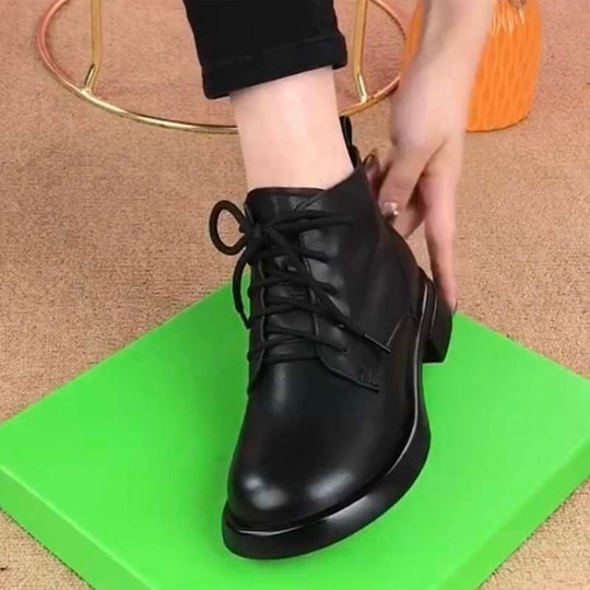 Damen Modische Stiefeletten mit klassischem Schnürdesign EB