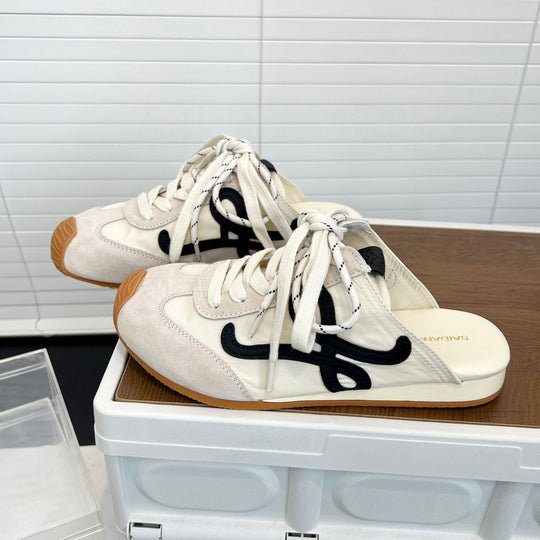 Damen Modische Sneakers mit atmungsaktiver Konstruktion und rutschfester Sohle EB