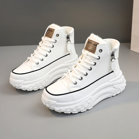 Damen Hohe Sneakers mit gepolstertem Innenfutter und strapazierfähigem Obermaterial EB