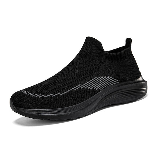 Damen Komfortable Slip-On Sneakers mit atmungsaktivem Obermaterial EB