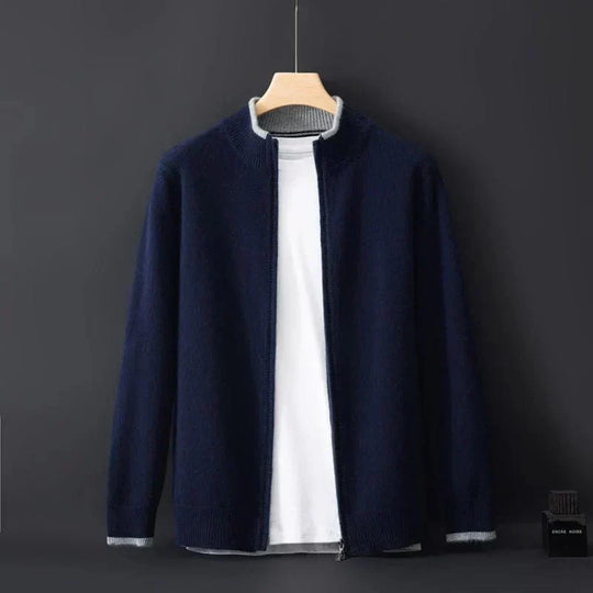 EB | Bequeme Strickjacke Herren mit Reißverschluss für Alltag und Anlässe