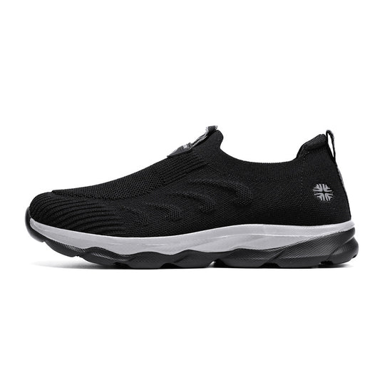 Damen Bequeme Slip-On Laufschuhe mit Elastischem Einstieg EB
