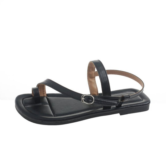 Damen Riemensandalen mit elegantem Schnallenverschluss EB