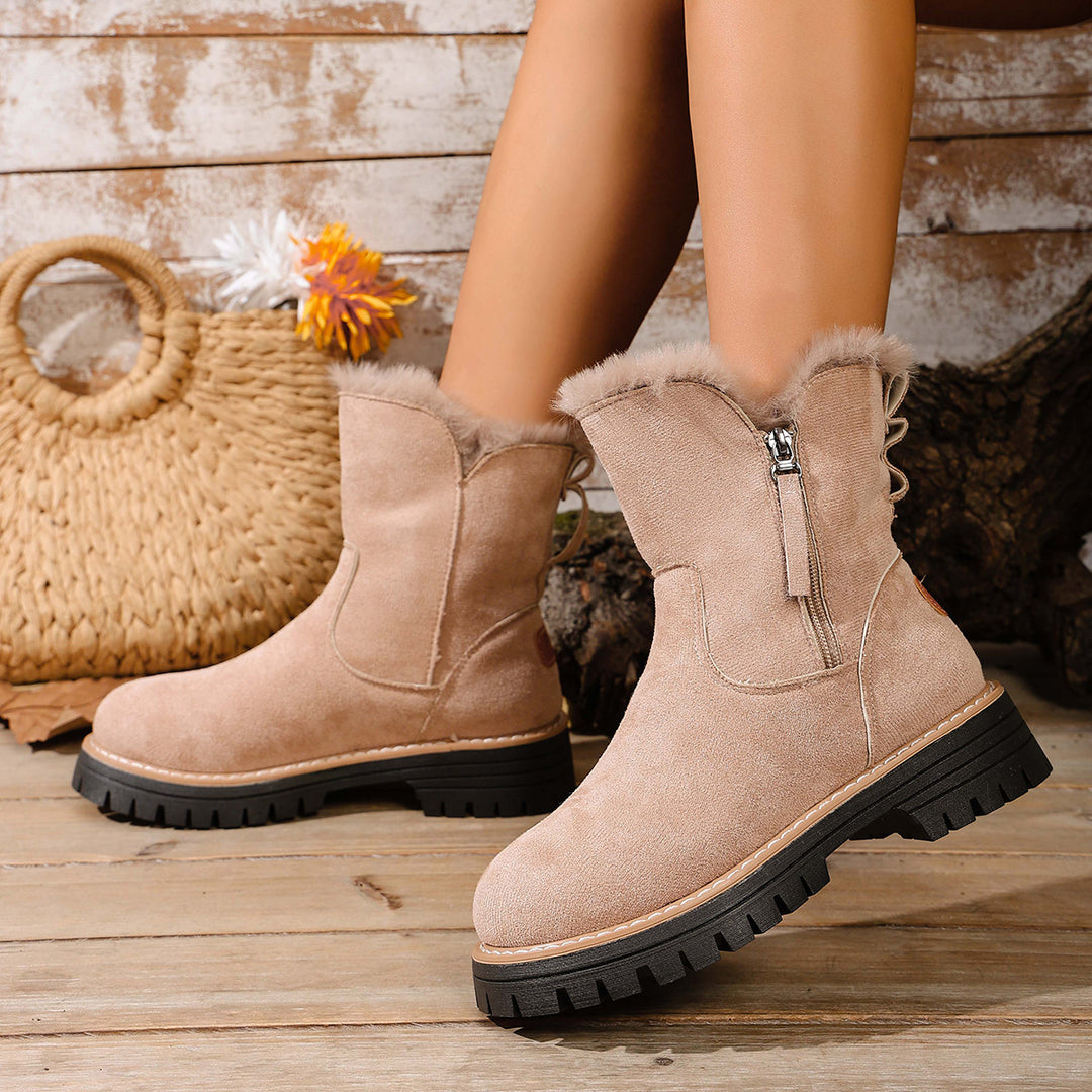 Damen Winterstiefel mit warmem Futter und robustem Profil EB