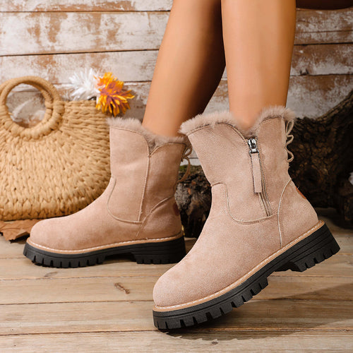 Damen Winterstiefel mit warmem Futter und robustem Profil EB