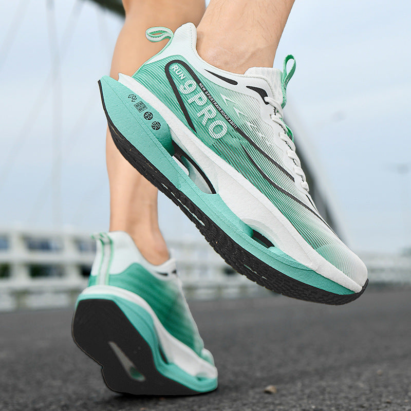 Unisex gedämpfte Wettkampf‑Laufschuhe mit Hohlkern‑Zwischensohle und atmungsaktivem Mesh‑Obermaterial EB