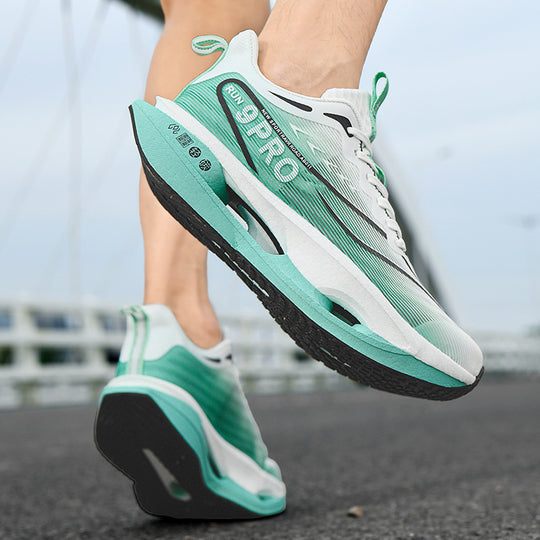 Unisex gedämpfte Wettkampf‑Laufschuhe mit Hohlkern‑Zwischensohle und atmungsaktivem Mesh‑Obermaterial EB