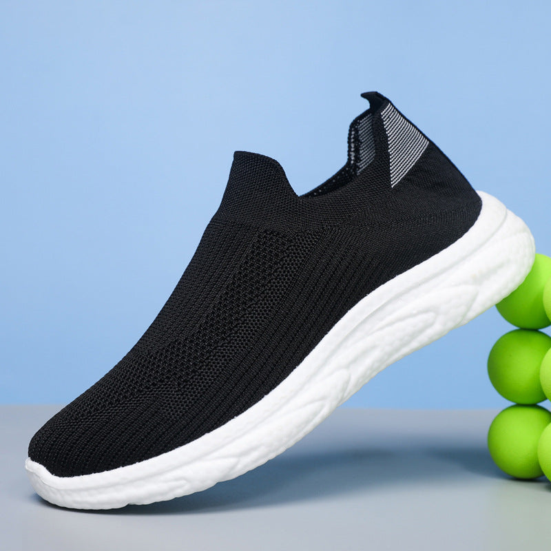 Damen Atmungsaktive Slip-On Laufschuhe mit flexiblem Obermaterial EB
