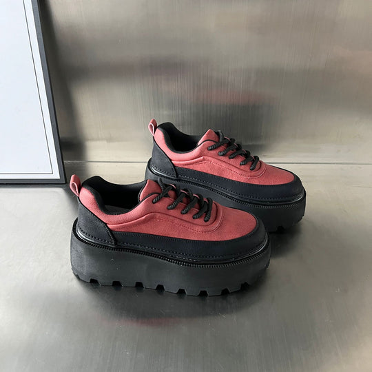 Damen Chunky Sneakers mit stablem Plateau und rutschfester Sohle EB