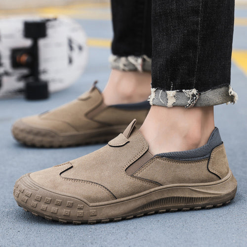 Damen Bequeme Slip-On Freizeitschuhe mit rutschfester Sohle und atmungsaktivem Obermaterial EB