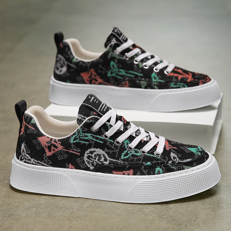 Damen Urban Fashion Sneaker mit einzigartigem Print EB