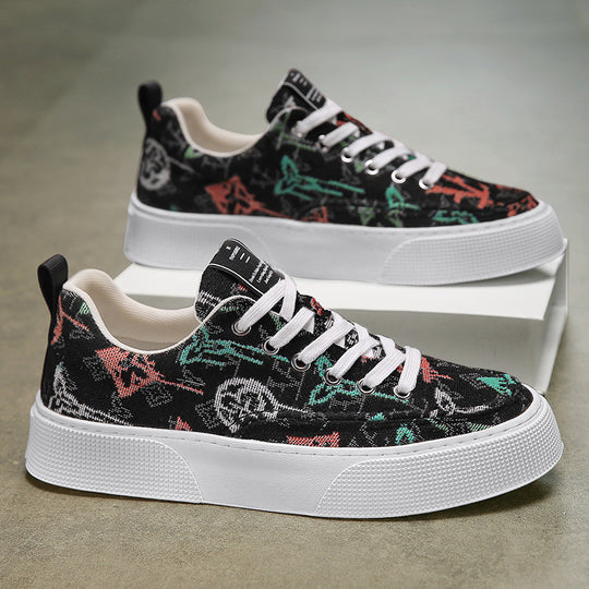 Damen Urban Fashion Sneaker mit einzigartigem Print EB