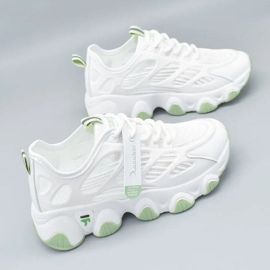 Damen Lauf-Sneaker mit atmungsaktiver Oberflächenstruktur und dämpfender Sohle EB