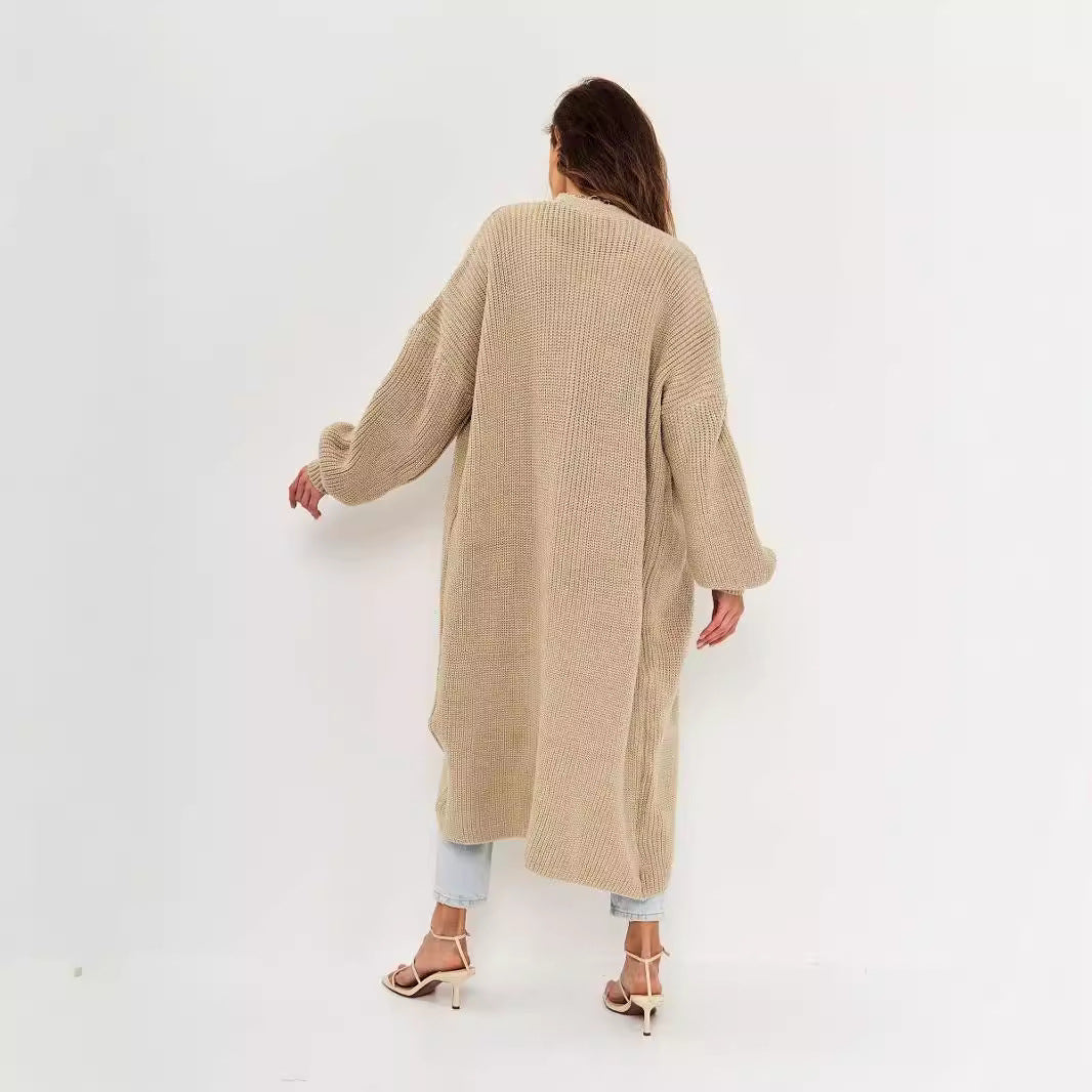 Damen lässige Strickjacke EB