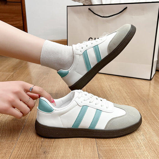 Damen Sportliche Freizeit-Sneakers mit atmungsaktivem Obermaterial und gepolsterter Sohle EB