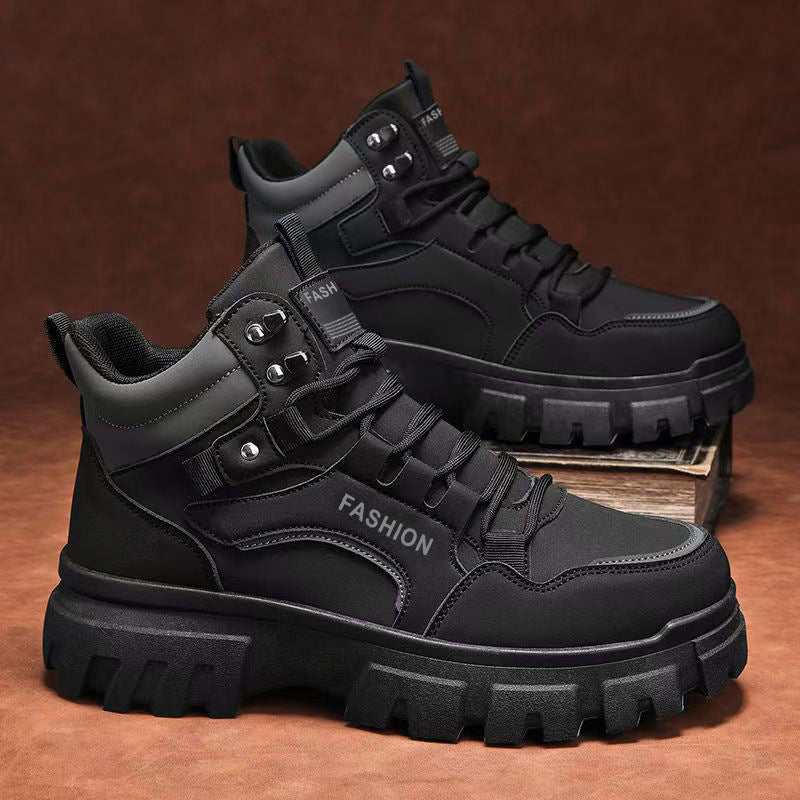 Damen High-Top Sneakers mit rutschfester Profilsohle und stilvoller Optik EB