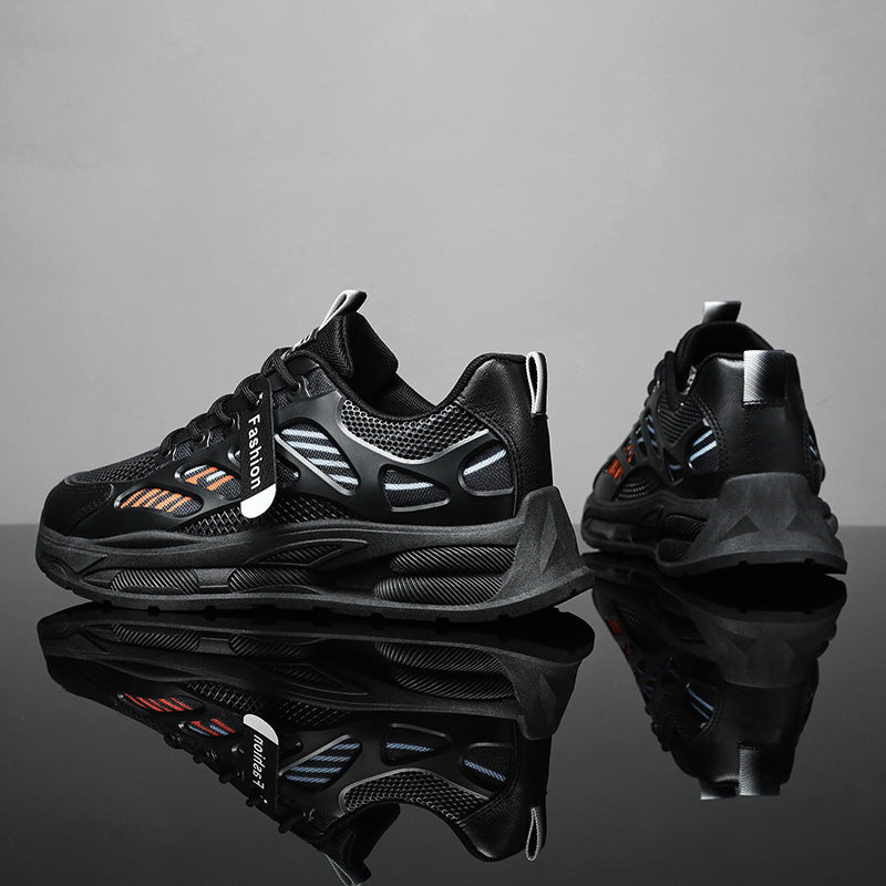 Damen sportliche Sneaker mit atmungsaktivem Netzmaterial und stabiler Dämpfung EB