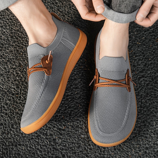 Damen Bequeme Slip-On Sneakers mit flexiblem Obermaterial und atmungsaktiven Eigenschaften EB