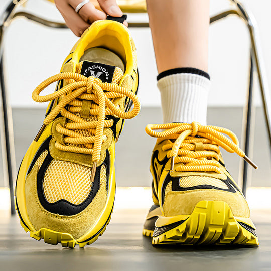 Damen Sportliche Sneakers mit atmungsaktivem Obermaterial und komfortabler Dämpfung EB