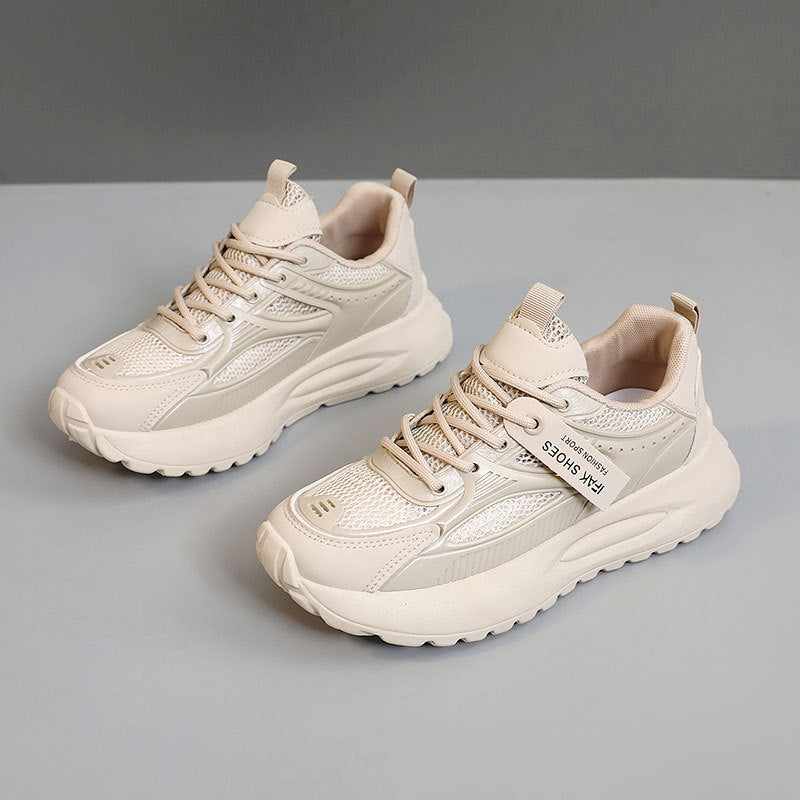 Damen Sportliche Sneakers mit dämpfender Sohle und atmungsaktiver Obermaterialstruktur EB
