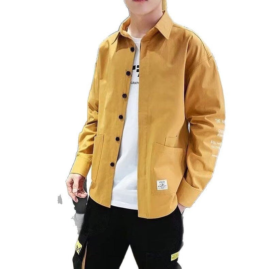 Herren lässige Utility-Jacke mit praktischen Taschen und stylischem Schnitt EB