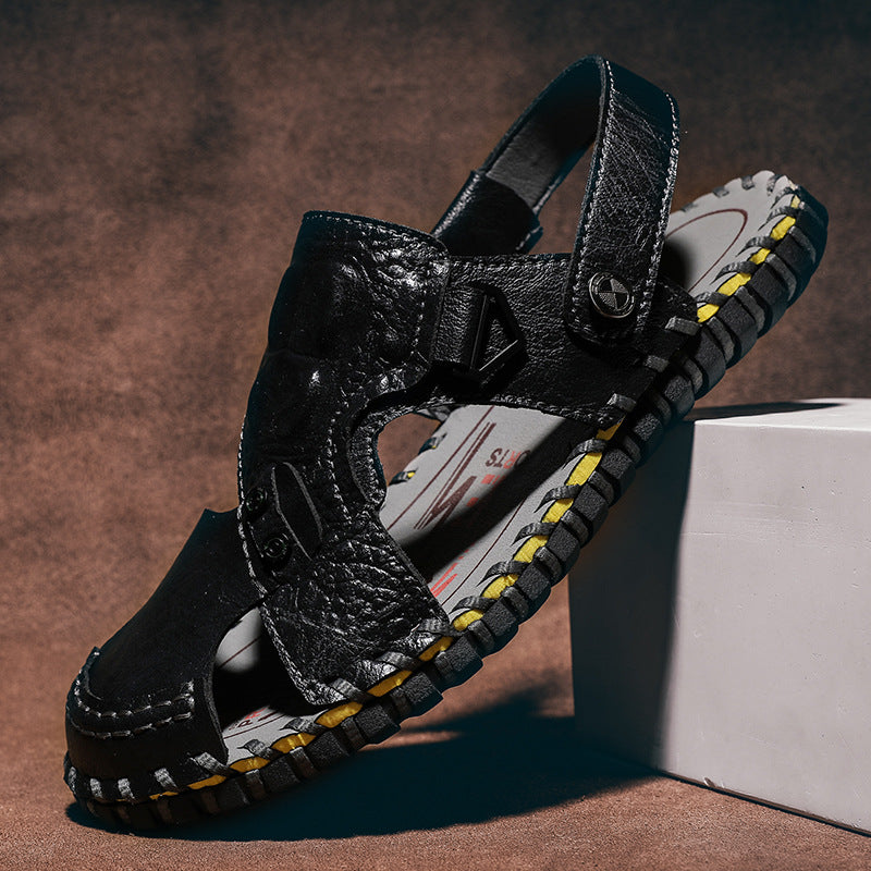 Herren Weiche und bequeme Freizeitsandalen mit verstellbarem Riemen EB